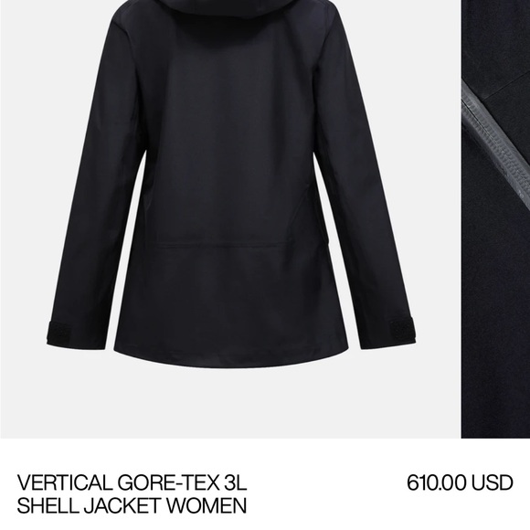 Peak Performance Women Ski Jacket VERTICAL GORE-TEX 3L SHELL JACKET WOMEN - Picture 3 of 7